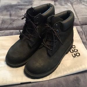 Black Timberlands Mens Size 3